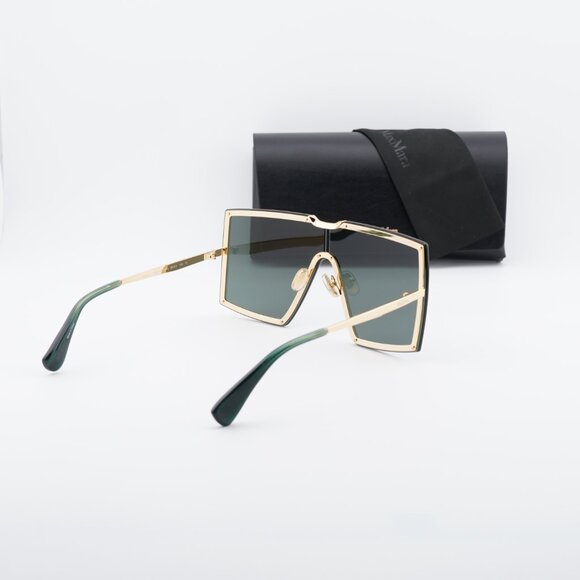 Max Mara MILLER MM0117 30N Shield Sunglasses - Deep Gold/Green main image 12